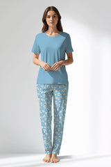 Woman Polyviscon SoftAura Pyjama Set - 14-4318 - Image 1