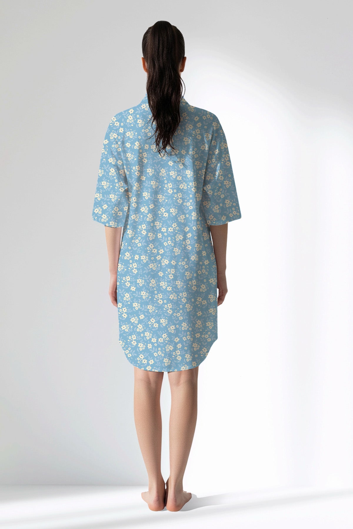 Woman Polyviscon SoftAura Shirt Tunic - ROTASYON - Image 3