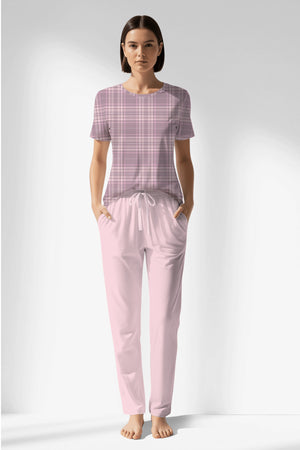 Woman Polyviscon TidyPatch Pocket Detail Pyjama Set - ROTASYON - Image 1