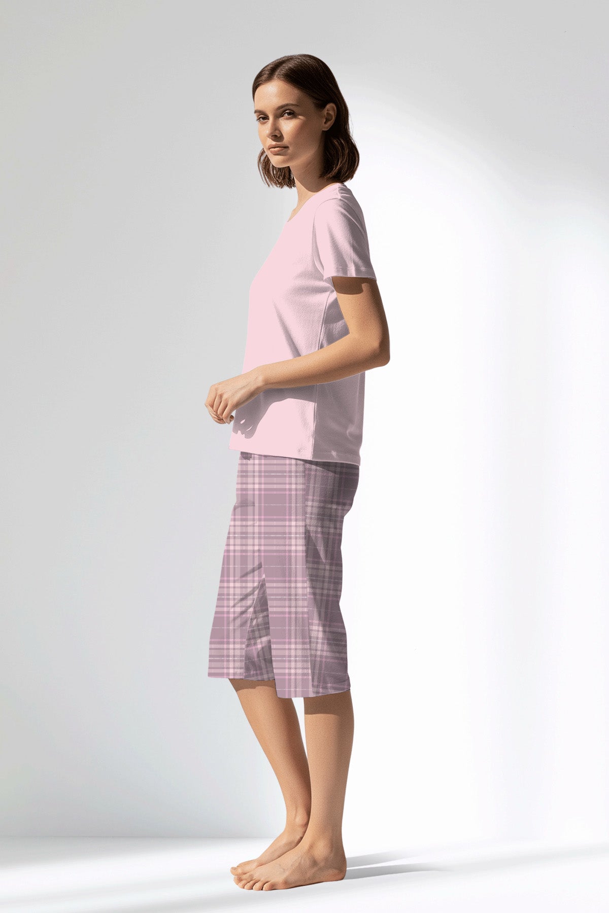 Woman Polyviscon TidyPatch Capri Set - METRAJ A.PEMBE - Image 2