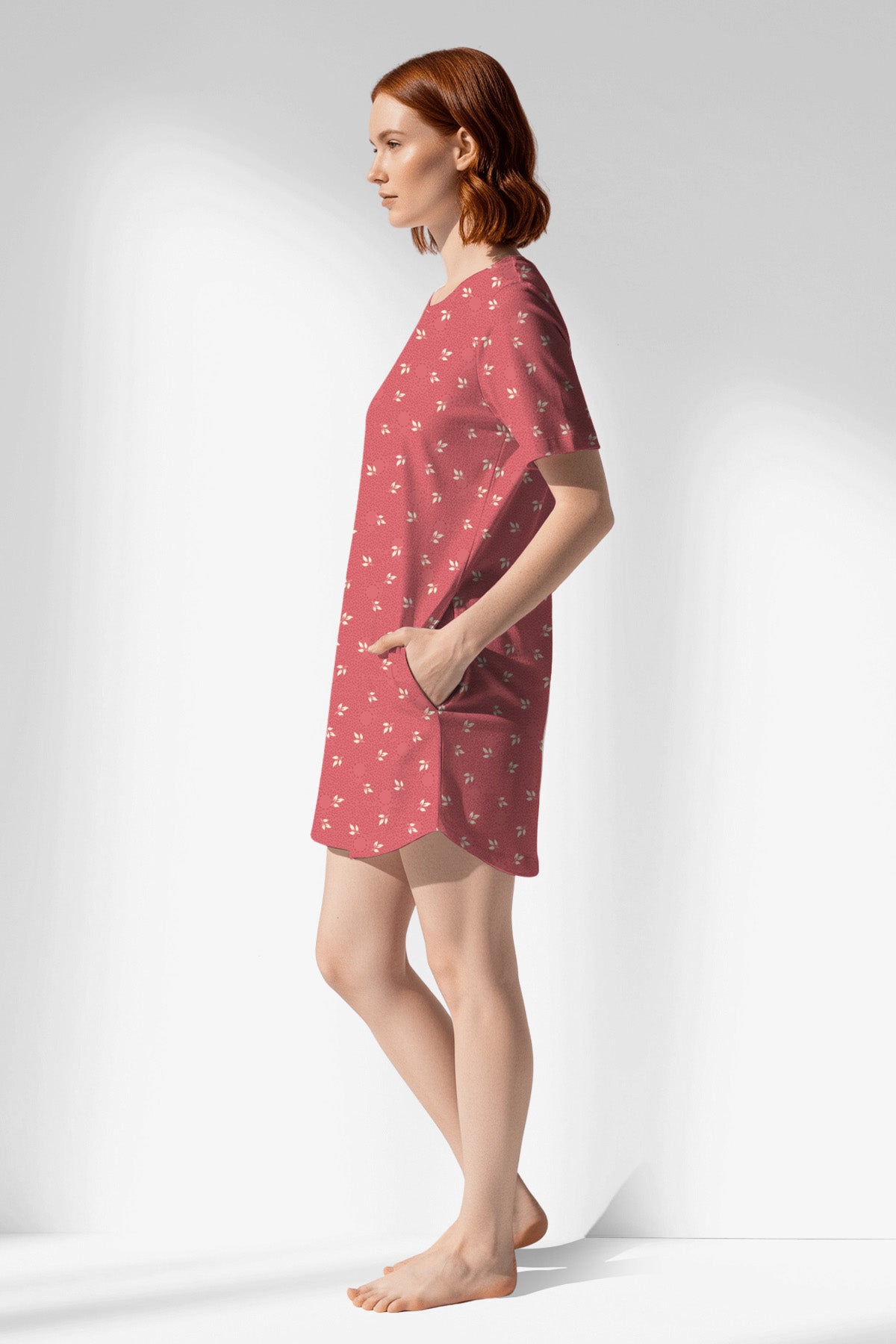 Woman Polyviscon Florentia Pocket Detail Tunic - ROTASYON - Image 2