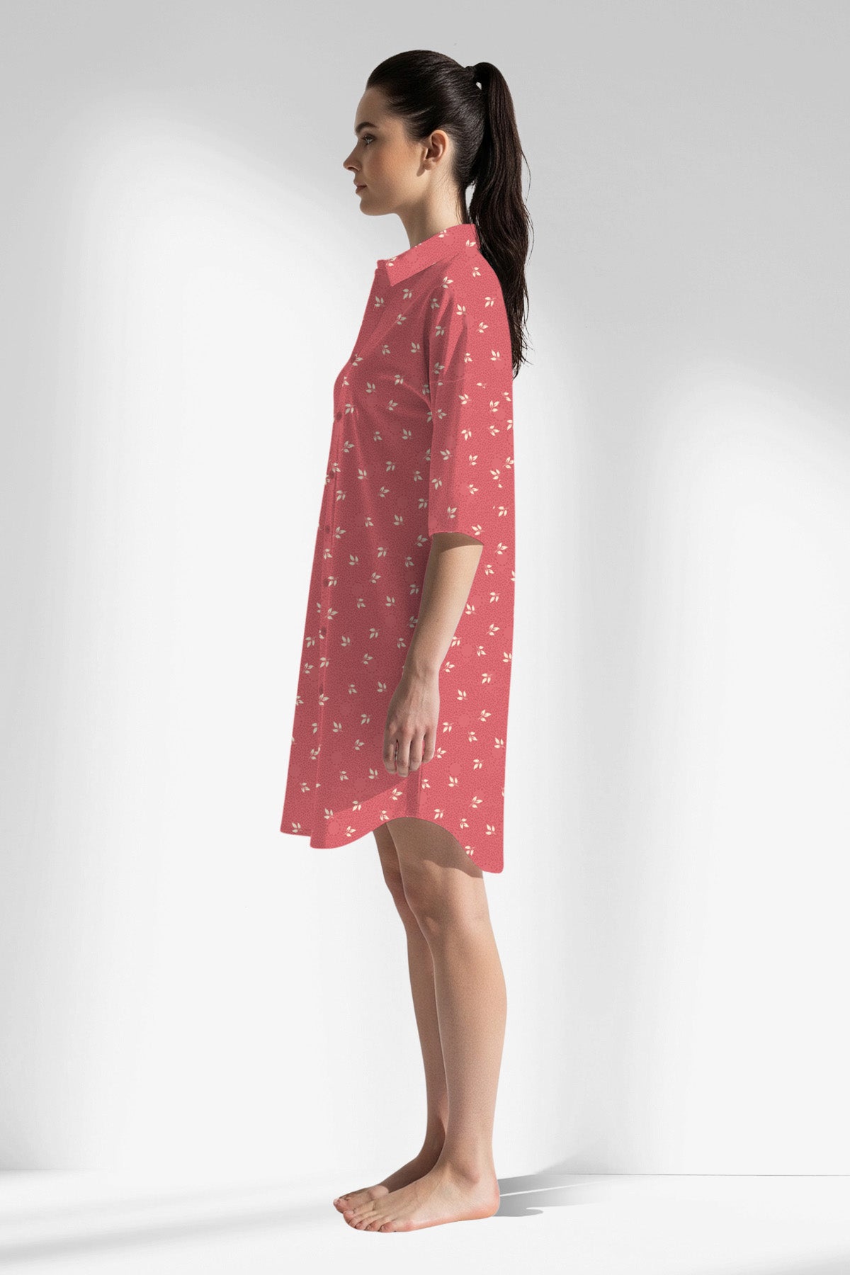 Woman Polyviscon Florentia Shirt Tunic - ROTASYON - Image 2