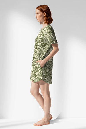 Woman Polyviscon GreenHalo Pocket Detail Tunic - ROTASYON - Image 2