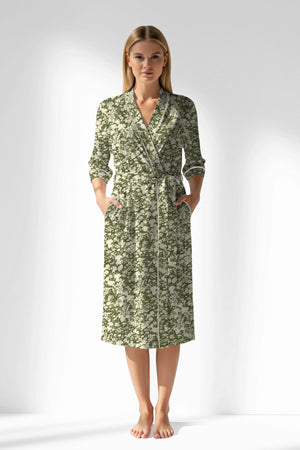 Woman Polyviscon GreenHalo Dressing Gown - ROTASYON - Image 1