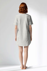 Woman Polyviscon InkWave Pocket Detail Tunic - ROTASYON - Image 3