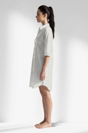 Woman Polyviscon InkWave Shirt Tunic - ROTASYON - Image 2
