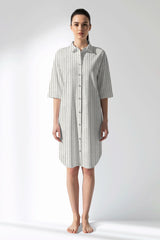 Woman Polyviscon InkWave Shirt Tunic - ROTASYON - Image 1