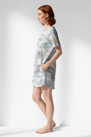Woman Polyviscon Livora Pocket Detail Tunic - ROTASYON - Image 2
