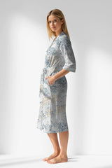 Woman Polyviscon Livora Dressing Gown - ROTASYON - Image 2