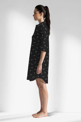 Woman Polyviscon Ritmica Shirt Tunic - ROTASYON - Image 2