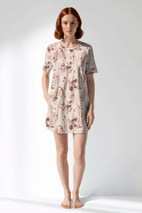 Woman Polyviscon Selvine Pocket Detail Tunic - ROTASYON - Image 1