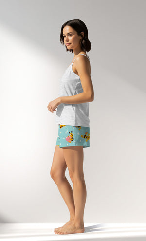 Woman Supreme Nera Thin Strap Short Set - B-KAR MELANJ - Image 2
