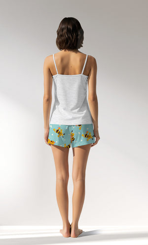 Woman Supreme Nera Thin Strap Short Set - B-KAR MELANJ - Image 3