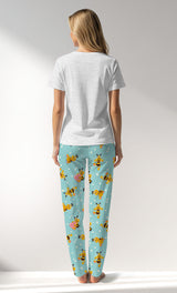 Woman Supreme Nera Pyjama Set - B-GRAY MELANGE - Image 3