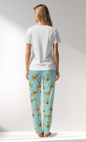 Woman Supreme Nera Pyjama Set - B-GRAY MELANGE - Image 3