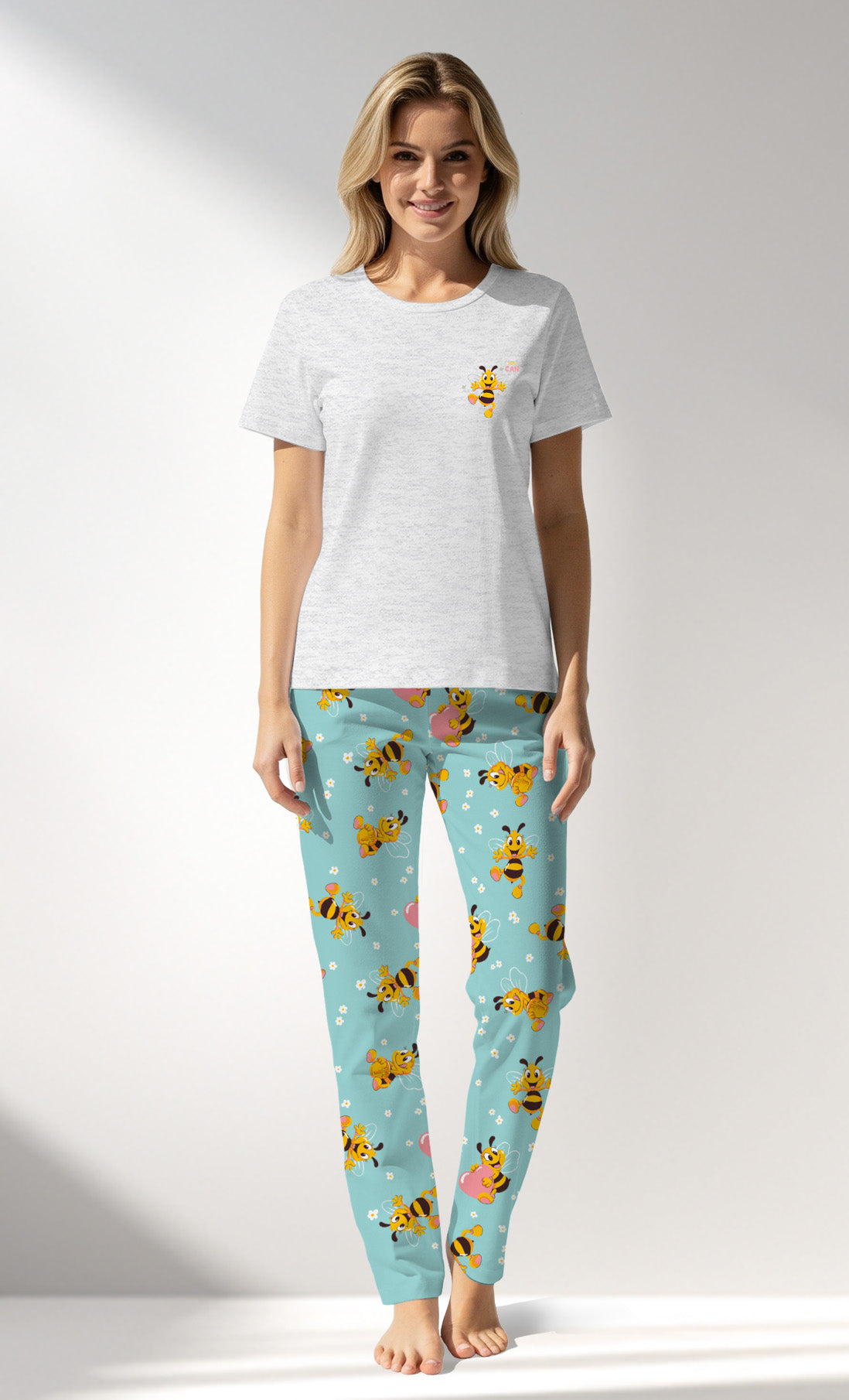 Woman Supreme Nera Pyjama Set - B-GRAY MELANGE - Image 1