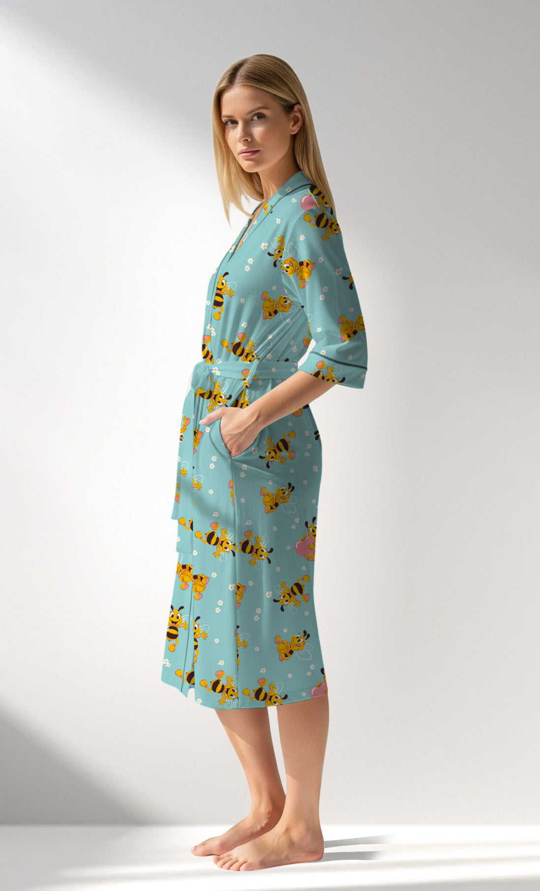Woman Supreme Nera Dressing Gown - ROTASYON - Image 2