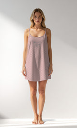Woman Supreme Polka Tunic - B-ROTASYON (PEMBE ZEMIN) - Image 1