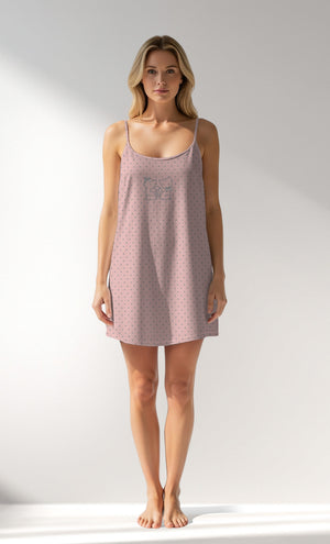Woman Supreme Polka Tunic - B-ROTASYON (PEMBE ZEMIN) - Image 1