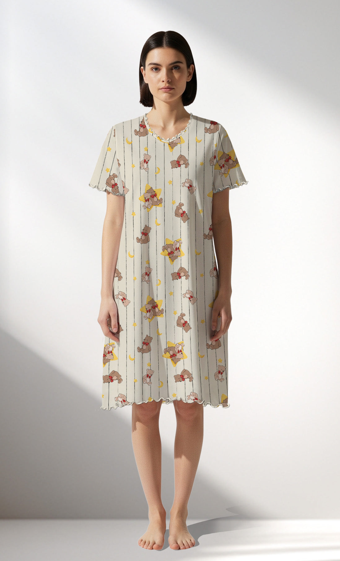 Woman Supreme Bear Short Sleeve Tunic - ROTASYON - Image 3