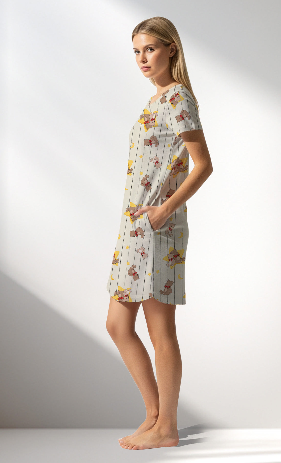 Woman Supreme Bear Pocket Detail Tunic - ROTASYON - Image 1