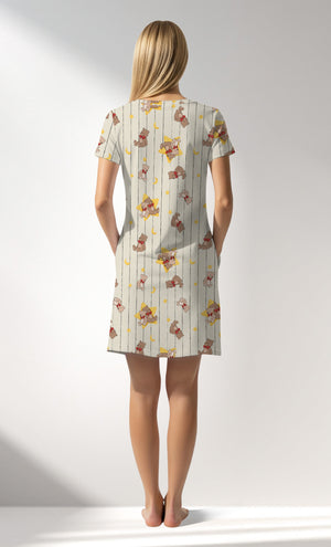 Woman Supreme Bear Pocket Detail Tunic - ROTASYON - Image 2