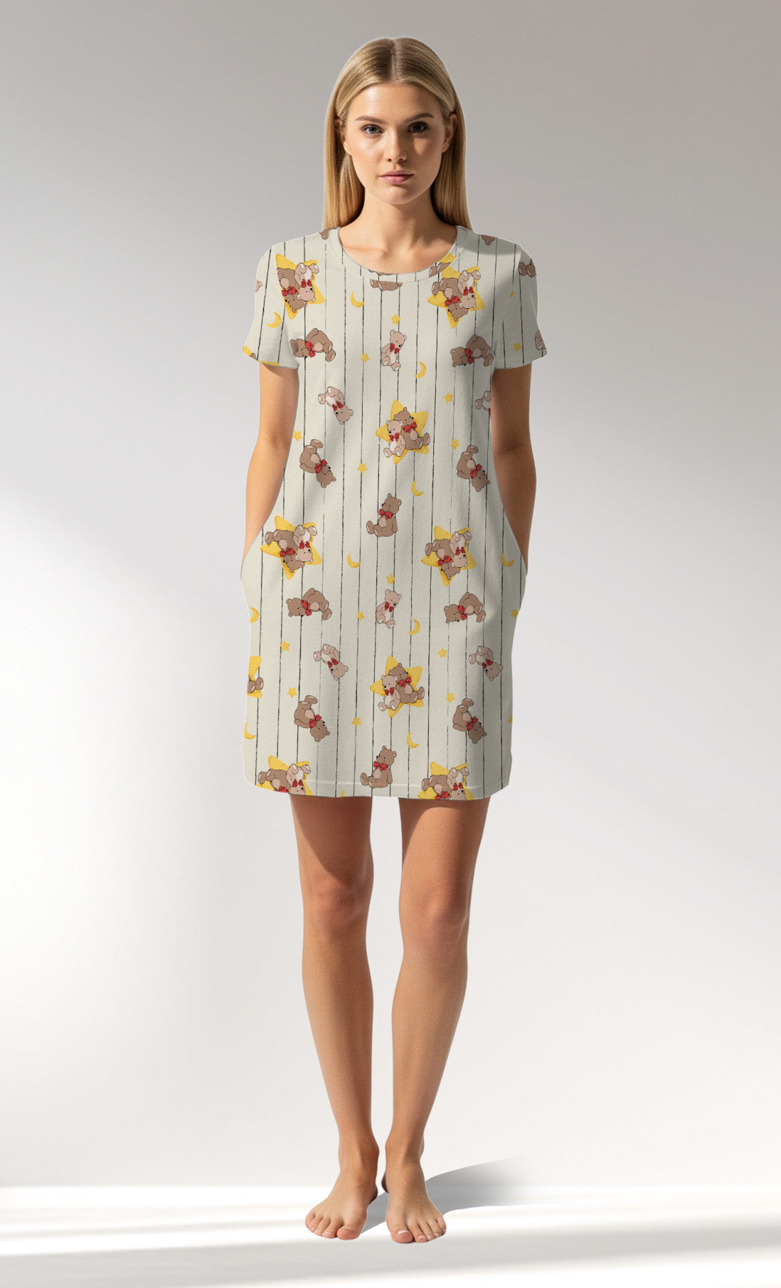 Woman Supreme Bear Pocket Detail Tunic - ROTASYON - Image 3