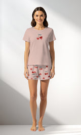 Woman Supreme Cherrybear Short Set - A-13-1404 - Image 1