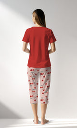 Woman Supreme Cherrybear Capri Set - B-18-1555 - Image 3