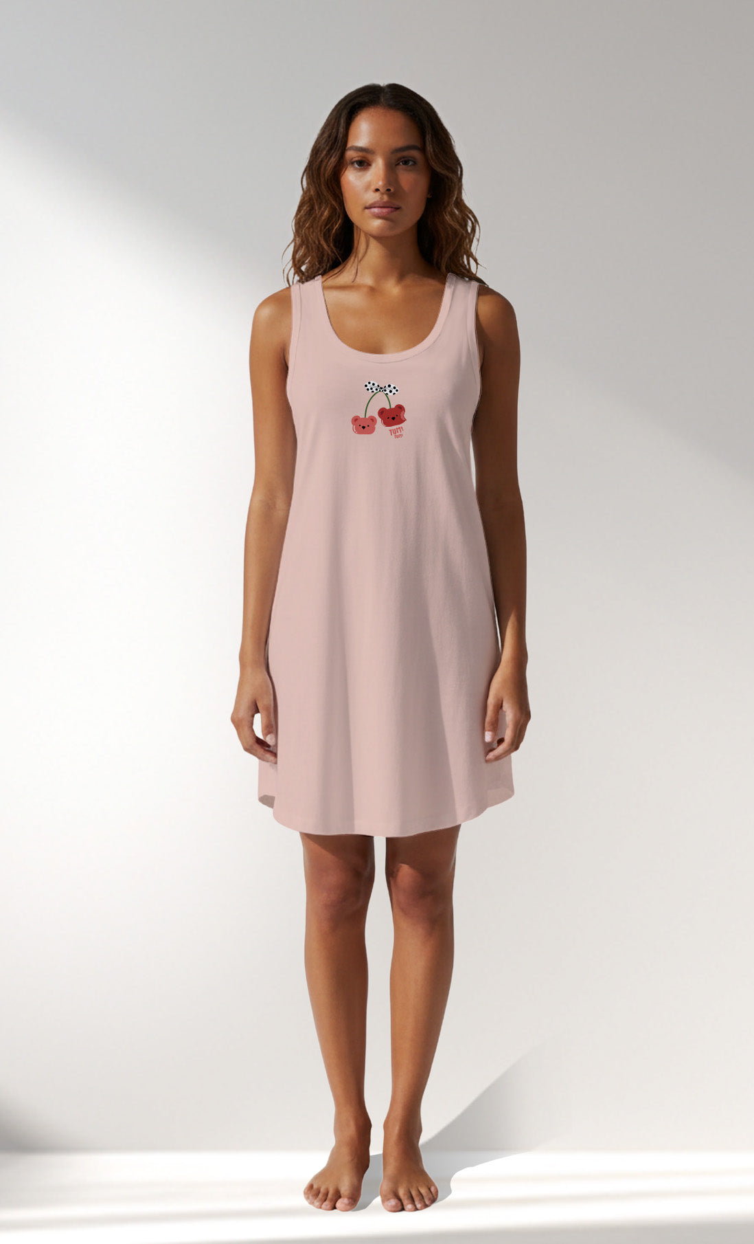Woman Supreme Cherrybear Thick Strap Tunic - A-13-1404 - Image 1