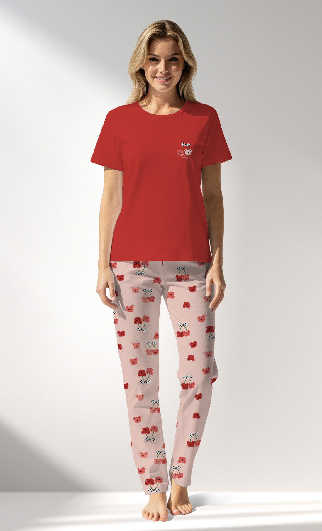 Woman Supreme Cherrybear Pyjama Set - B-18-1555 - Image 1