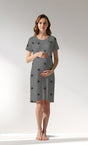 Woman Supreme Supernova Pregnant Tunic - A-ROTASYON (GRI ZEMIN) - Image 1