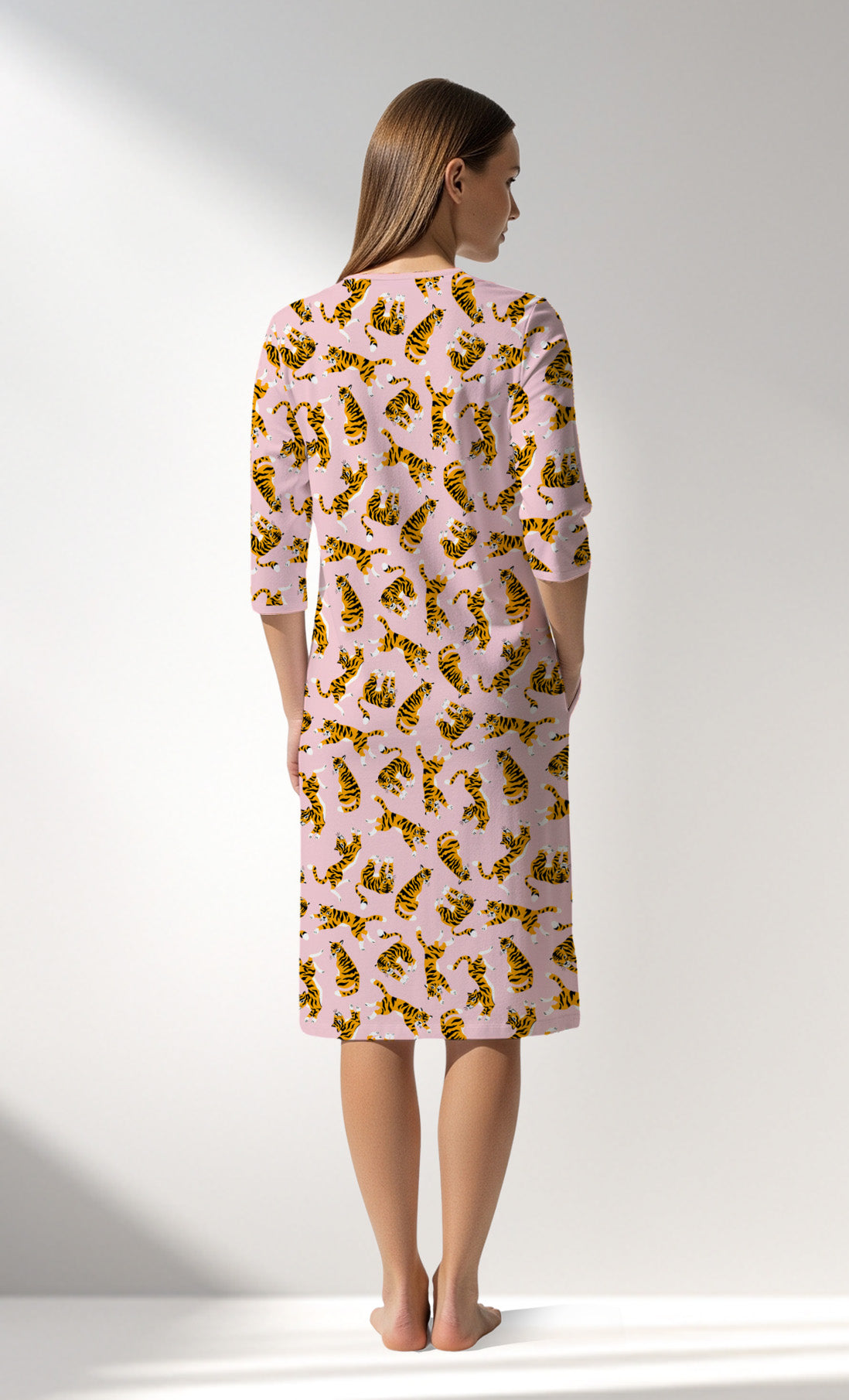Woman Supreme Tigercomfor Home Dress - ROTASYON - Image 3