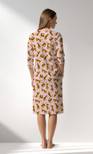 Woman Supreme Tigercomfor Home Dress - ROTASYON - Image 3