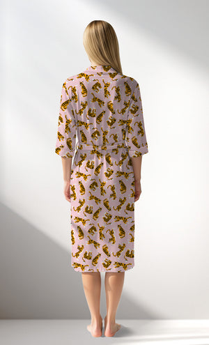 Woman Supreme Tigercomfor Dressing Gown - ROTASYON - Image 3
