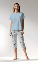 Woman Supreme Sleeclub Capri Set - A-13-4210 - Image 1