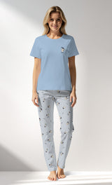 Woman Supreme Gamenight Short Sleeve Pyjama Set - A-13-4210 - Image 1
