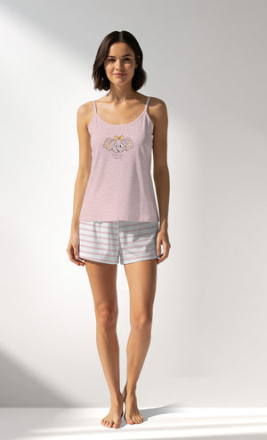 Woman Supreme Pinkyhugs Thin Strap Short Set - KF1 MEL - Image 1