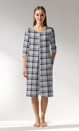 Woman Supreme Plaidwing Home Dress - ROTASYON - Image 1