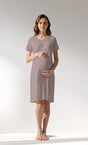 Woman Supreme Plaidwing Pregnant Tunic - A-KOYU KREM - Image 1