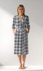 Woman Supreme Plaidwing Dressing Gown - ROTASYON - Image 1