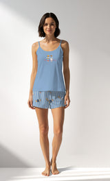 Woman Supreme Polobear Thin Strap Short Set - A-14-4121 - Image 1