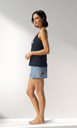 Woman Supreme Polobear Thin Strap Short Set - B-19-3923 - Image 2