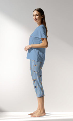Woman Supreme Polobear Capri Set - A-14-4121 - Image 2
