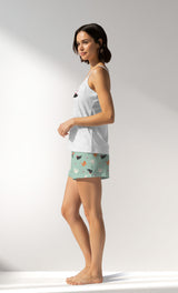 Woman Supreme Baliko Thin Strap Short Set - B-KAR MELANJ - Image 2