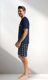 Man Supreme NewVision Short Set - A-LACIVERT - Image 2