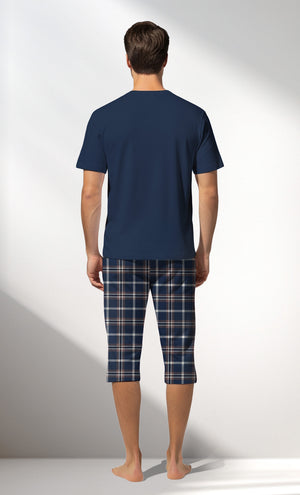 Man Supreme NewVision Capri Set - A-LACIVERT - Image 3