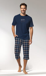 Man Supreme NewVision Capri Set - A-LACIVERT - Image 1