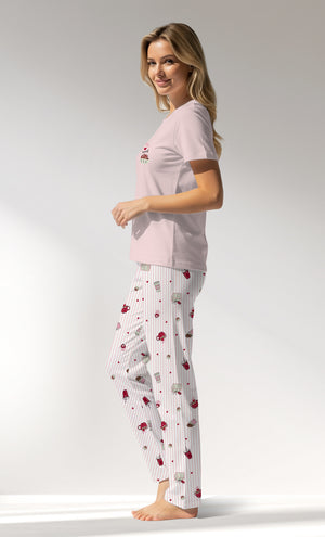 Woman Supreme CoffeTime Pyjama Set - PEMBE - Image 2