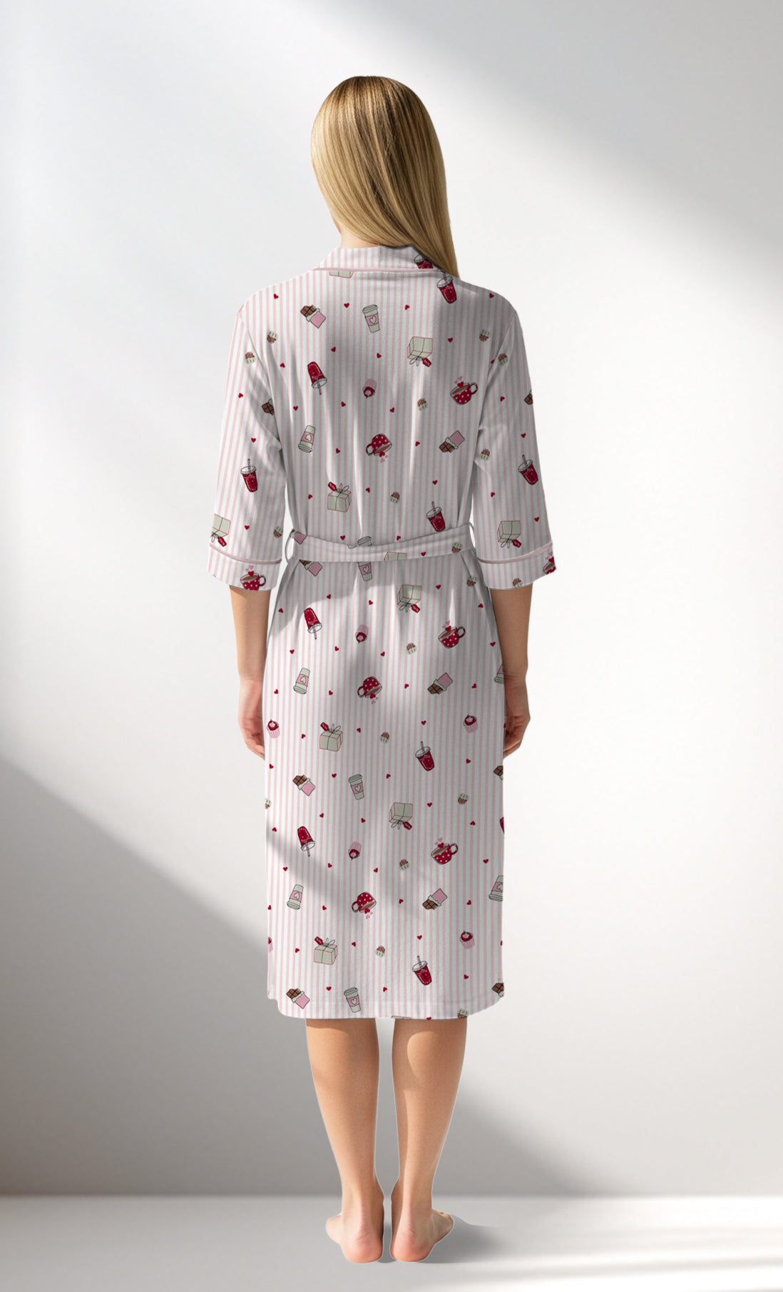 Woman Supreme CoffeTime Dressing Gown - ROTASYON - Image 3